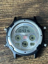 Vintage Casio Multi Recorder BGR-10 Vintage Watch WR/100m Japanese
