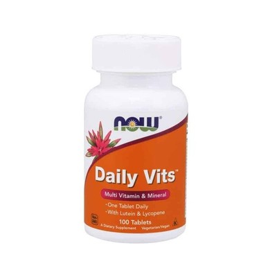 NOW FOODS Daily Vits (Vitamine und Mineralien) 100 pflanzliche Tabletten
