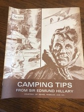 Vintage Sears & Roebuck & Co. Camping Tips Booklet Sir Edmund Hillary  Lot Of 2