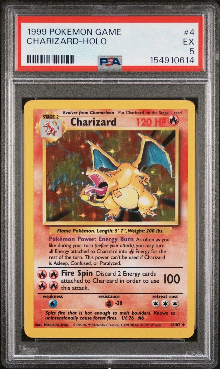 Pokémon TCG Grade 5 Charizard Individual Collectible Card Game