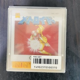 Metroid With Sticker Nintendo Famicom Disk System 1986 FMC-MET Action Retro Game