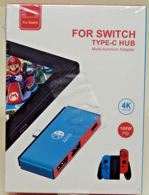 Nintendo Switch Type-C Hub Multi-Function Adapter