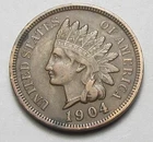 1904 INDIAN HEAD CENT, FULL LIBERTY, VERY NICE COIN!!!!(A8)
