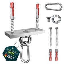 Boxsackhalterung 140kg Edelstahl Deckenhalterung für Hängesessel, Yogatuch