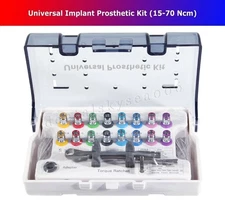 Dental Universal Prosthetic Restoration Hand Driver Tool Kit Implant Handle Tool