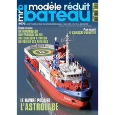 MRB - LE MODÈLE RÉDUIT DE BATEAU 670 LE NAVIRE POLAIRE L'ASTROLABE