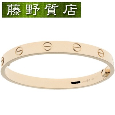 Cartier () Love Bracelet Breath Bangle #16 K18 PG Pink Gold B6035616 Used FUJI-0