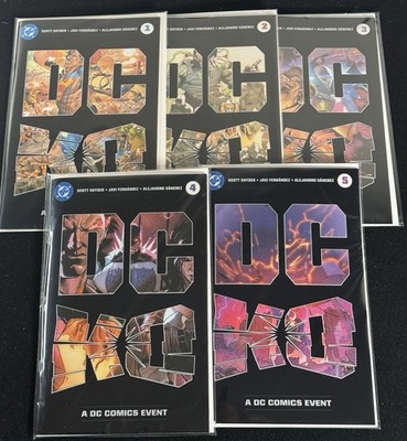 2026 DC K.O. #1 2 3 4 5 Snyder Acetate Main KO CVR A Lot Complete Set 1st Print