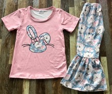 Easter Bunny Top and Belle Pants Outfit