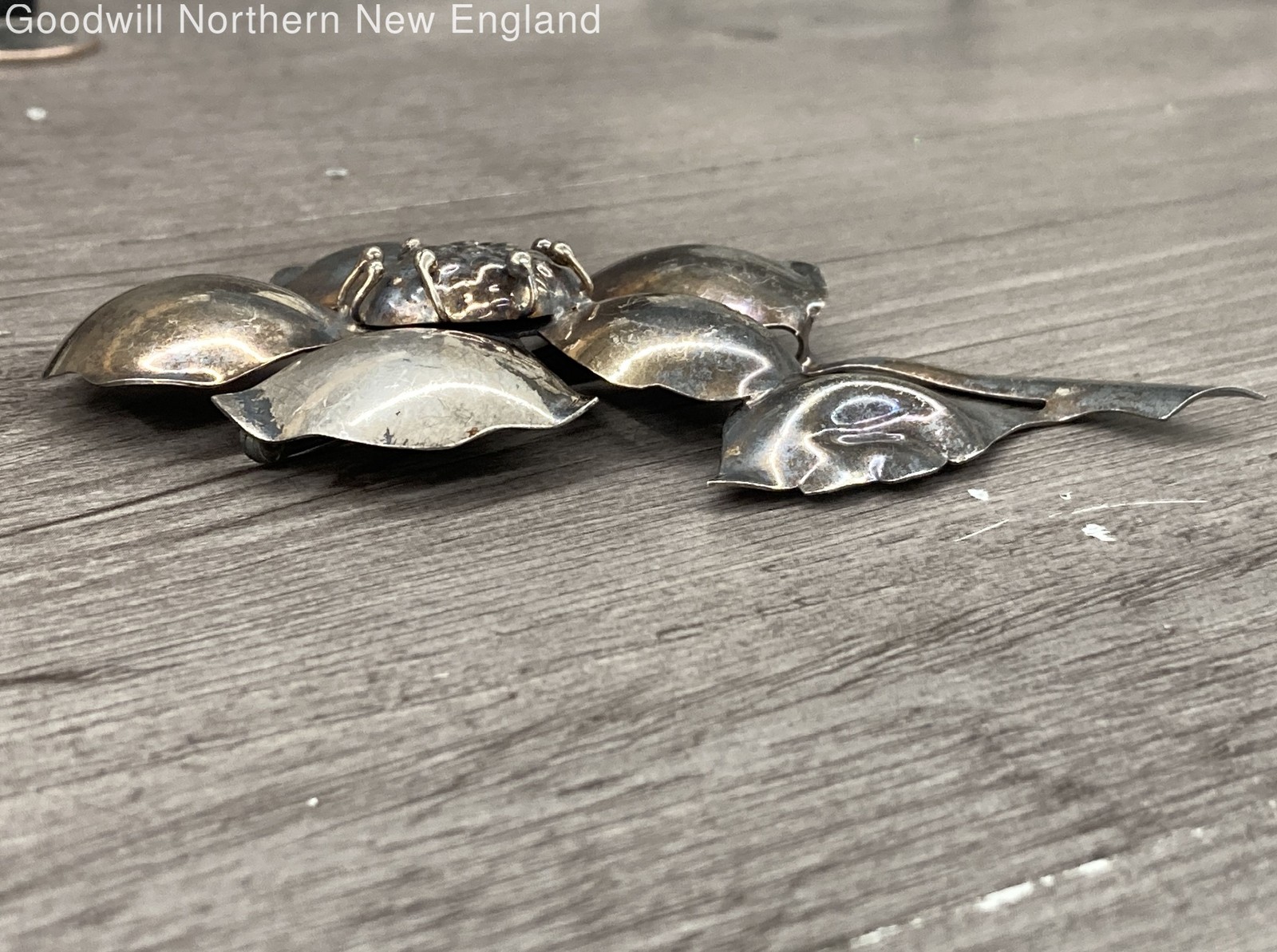 Sterling Silver Large Handmade Statement Flower S… - image 2