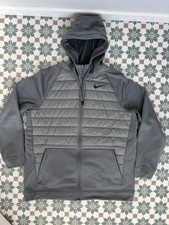 Nike Men’s Hybrid Hooded Jacket Standard Fit Insulated - XL - Grey