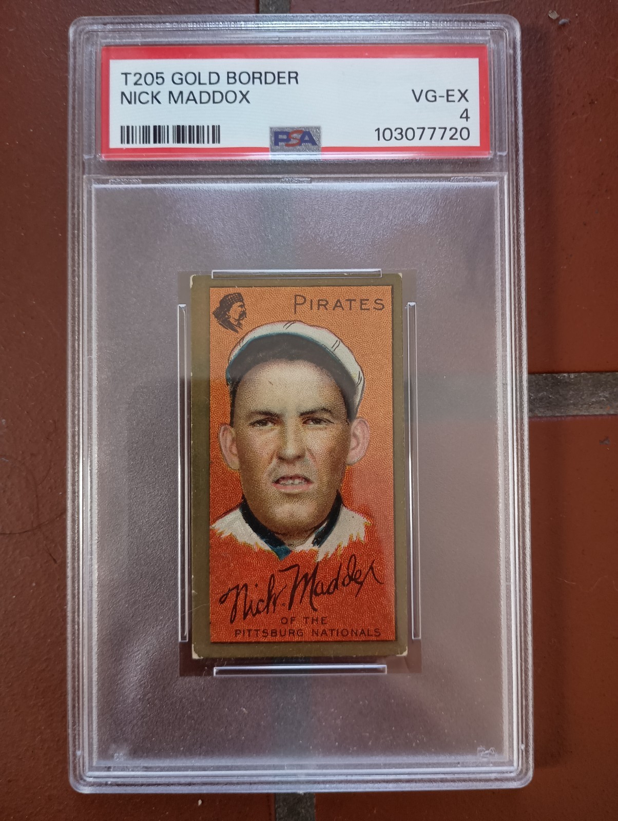 1911 T205 Nick Maddox PSA 4 New Cert