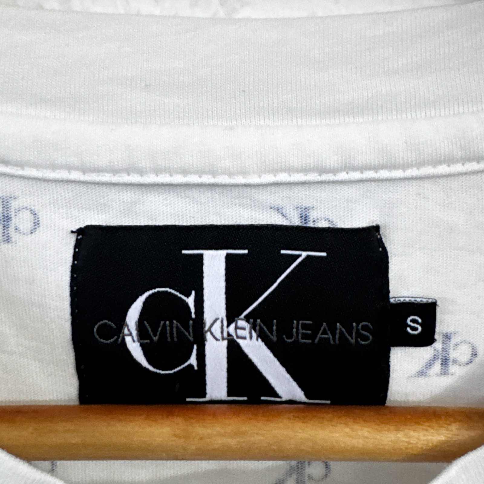Calvin Klein Jeans All-Over Logo Print T-Shirt image 5