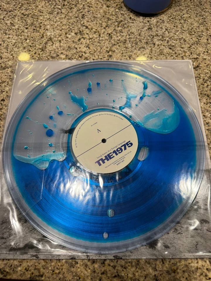 THE 1975 - Being Funny In A Foreign Language Liquid Filled Vinyl LP Record NEW - Image 3 of 4