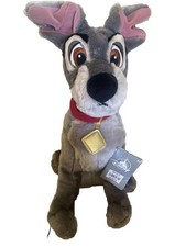 Disney Store Tramp Plush Lady And The Tramp 16  Stuffed Animal NWT