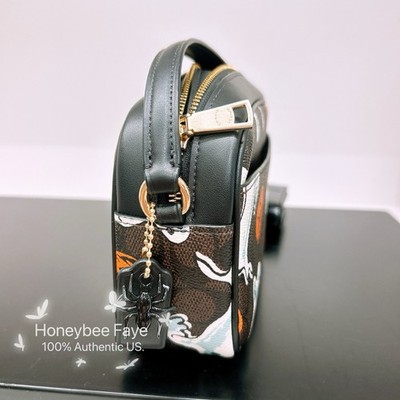 Nwt Coach Mini Jamie Camera Bag with pumpkin ghost print ccf75
