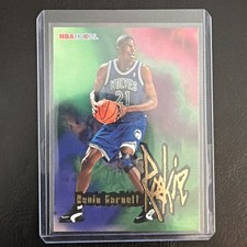 Kevin Garnett 1995-96 NBA Hoops Rookie Basketball Card #272. rookie card picture