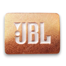 JBL Speaker Replacement Orange Brushed Aluminum Badge Emblem Logo TOYOTA - JEEP
