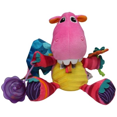 Lamaze Pinker Drache Dee Dee Dragon Activity-Kuscheltier 23cm Gebraucht
