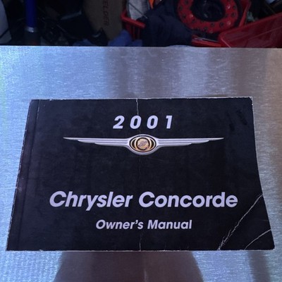 2001 Chrysler Concorde Owners Owner's Manual
