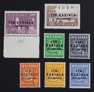 CKStamps: Karjala Stamps Collection Scott#N1 N7 Mint NH OG