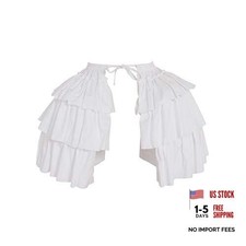 1791's lady Victorian Rococo Dress Pannier Petticoat Hoop Skirt for Women