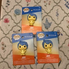 Disney Pixar Pop Figure Pin Joy From Inside Out Brand New 2 Inches bundle of 3