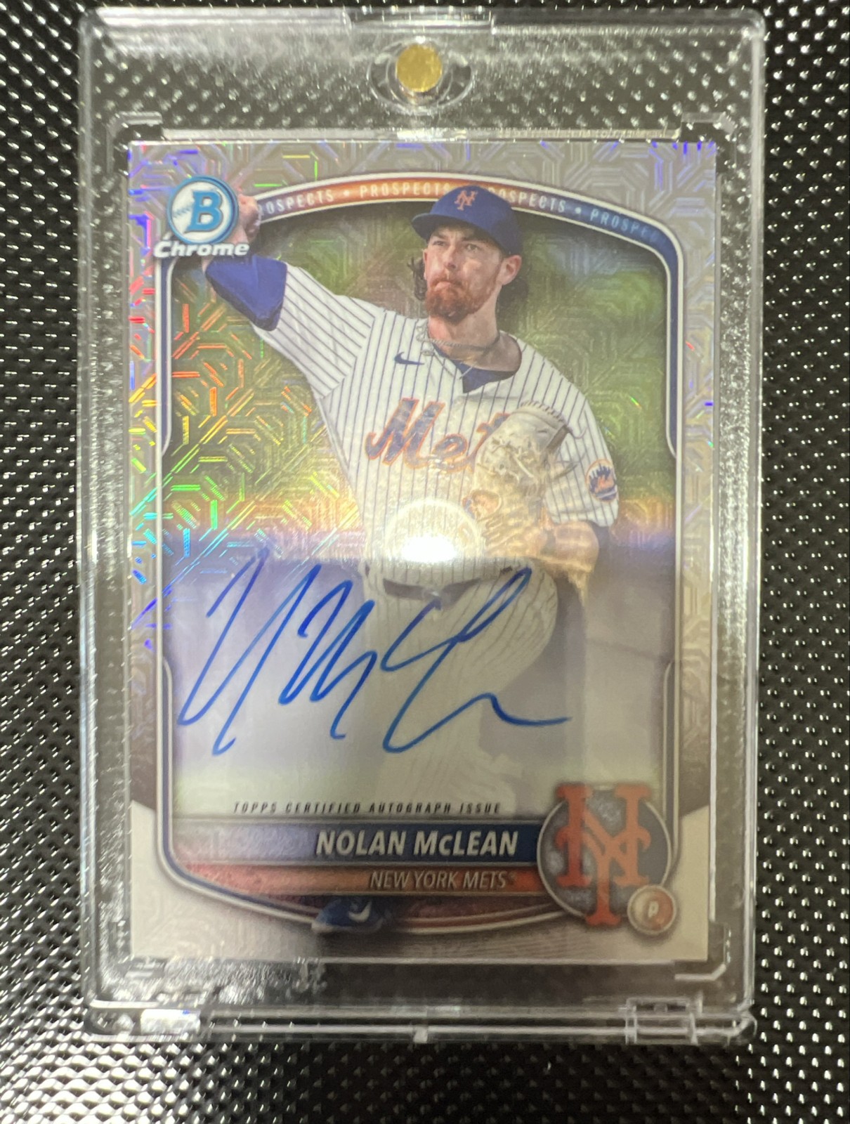 🔥2025 Bowman Chrome Prospect Mega Box Autographs Nolan McLean #BMA-NM 🔥