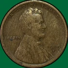 1909-S Lincoln Wheat Cent Very Fine VF Coin #38078