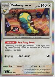 Dudunsparce 129/162 Temporal Forces Holo Rare