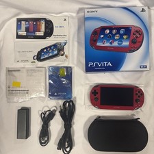 PS Vita Cosmic Red PCH-1000 Sony Playstation Console Japan Import