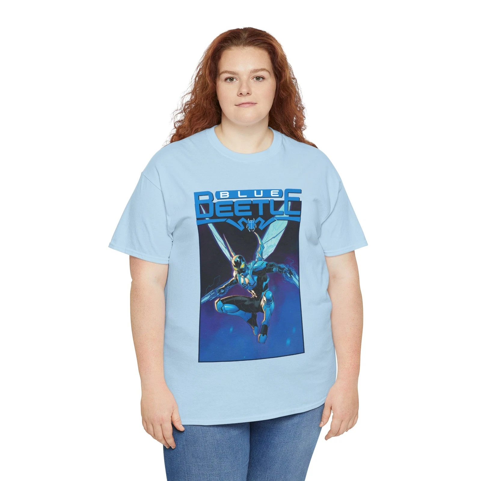 Blue Beetle T-Shirt - Dan Mora Art - Jaime Reyes - DC Comics