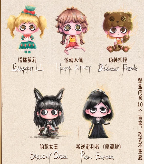 Heyone KIKI The Way of Self-Betrayal Series Caja Ciega Confirmada Figura Juguetes Foto 2 de 4