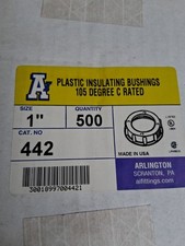 Arlington 1 Inch Plastic Insulating Bushings 105 Degree C Rated. Electrical.