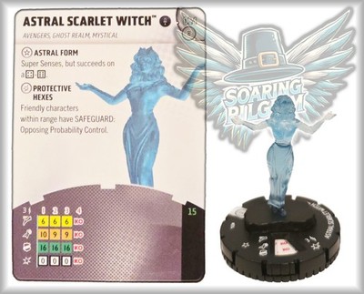 Marvel Heroclix ASTRAL SCARLET WITCH - 014 - COMMON Strange Tales Set
