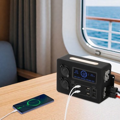 RV Mini Power Distribution Box Multifunctional Power Box w/ USB DC12V PD Outlets
