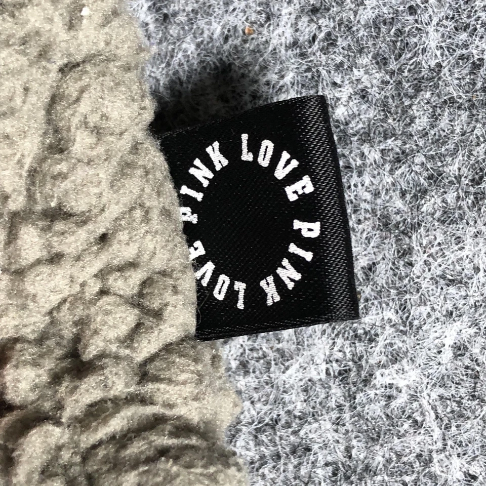 Moletom feminino rosa Victoria's Secret bronzeado médio Sherpa quarto de zíper pulôver - Imagem 3 de 4