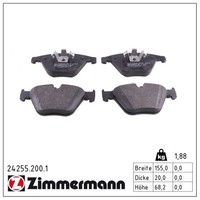 Zimmermann BremsbelÄGe Bremsbelagsatz Vorne BMW 3ER E90 E91 E92 E93 X1 E84 Z4