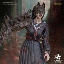 Hinako - 1:10 - 1:6 - 3D Printed - Garage Kit - Video Game - Silent Hill - Model
