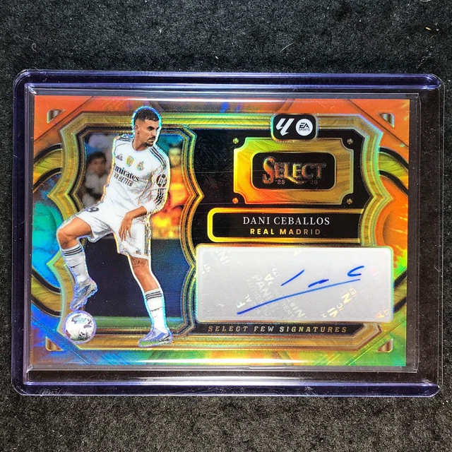 2025-26 Select La Liga DANI CEBALLOS Select Few Signatures Auto Tie-Dye 25/25