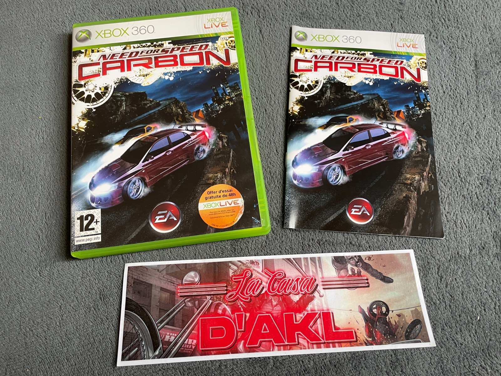 Need for Speed Carbon complet sur XBOX 360 - FR TTBE