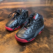 Jordan 13 Retro Bred Black Red Toddler Sneakers 8C 414581-003
