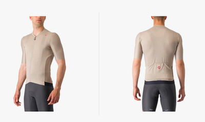 Castelli Espresso Mens Cycling Jersey Brown Short Sleeve Sizer 2XL