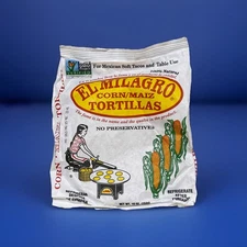 El Milagro Corn Tortillas Maiz - 16 Packs - PAPER - Always Fresh - Priority Ship