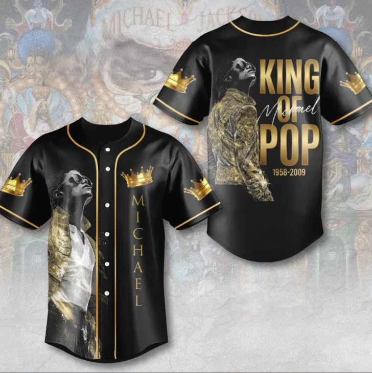 Michael Jackson Baseball Jersey New Eddition 2026