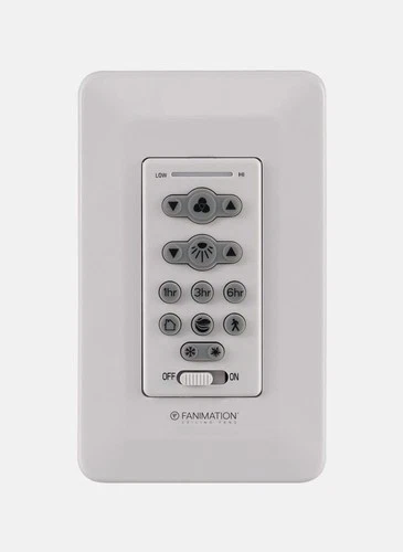 Fanimation TW206 White Ceiling Fan & Light Wall Control - Picture 1 of 2