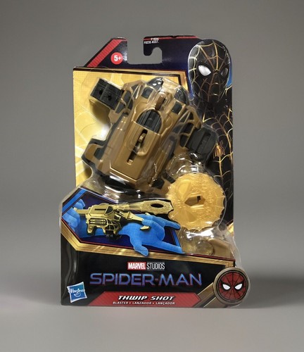 NEW Marvel Spider-Man Thwip Shot Blaster Toy with 3 Stretchy Web Projectiles