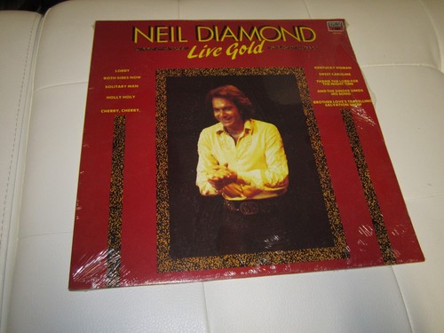 NEIL DIAMOND Live Gold UK LP - SEALED Live in Concert Troubadour Hollywood CA - Picture 2 of 6