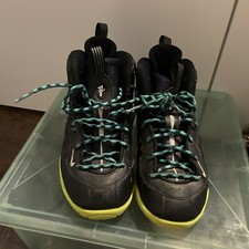 Nike Shoes Nike Little Posite Foamposite Black Green One Kids Size 1y...