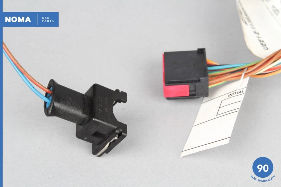 Jaguar XJ8 X350 2004 tapa trasera maletero arnés de cables juego de 2 2W9313A444EAA fabricante original Foto 2 de 4